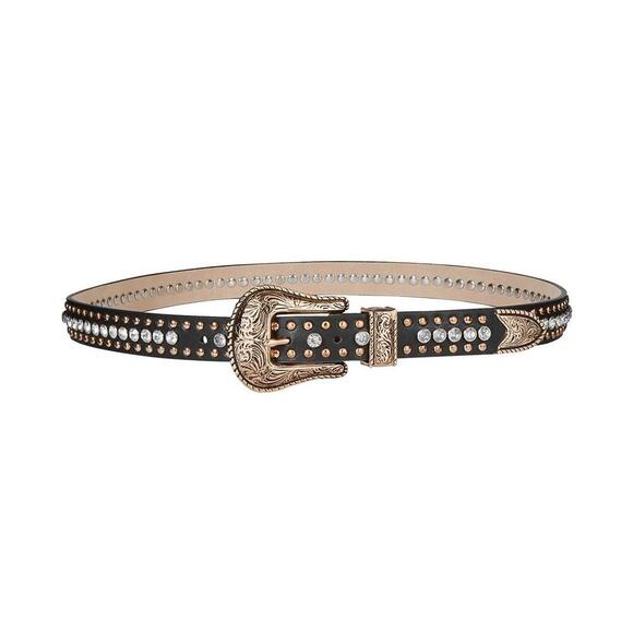 Steve Madden Accessories - Steve Madden Womens Rhinestone Pants Belt Size M